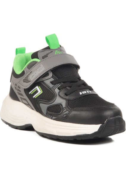 Cool Siyah Fileli Erkek Çocuk Spor Ayakkabı Dian F
