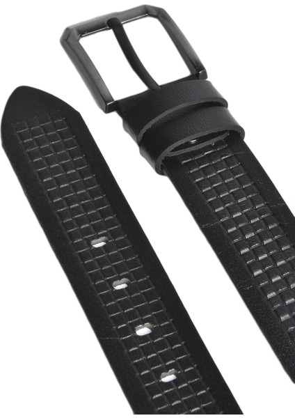 Hakiki Manda Derisi Kot Kemeri 4,5 cm Kare Desenli Spor Kot Kemeri 2402632 fiyatları