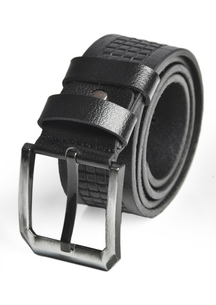 Hakiki Manda Derisi Kot Kemeri 4,5 cm Kare Desenli Spor Kot Kemeri 2402632 modelleri