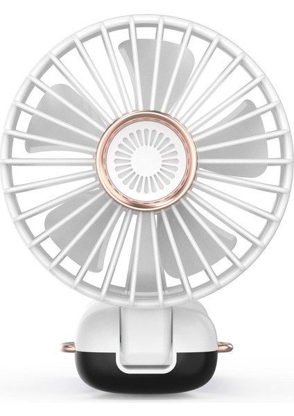Taşınabilir Mini El Fanı 5 Ayarlı Led Ekranlı Mini El Tipi Hızı Sessiz Çalışma Sl608 - Beyaz