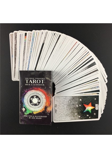 78 Adet TT14 Stili Vahşi Bilinmeyen Tarot Kartları Güverte Tam Ingilizce Tarot Rehberliği Kader Kehanet Kehanet Masa Oyunu Aile Için Oyun Kartı (Yurt Dışından)