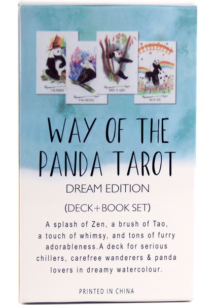 Kırmızı Stil Panda Yolu Tarot Imagine Edition 78 Tarot Kartları Güverte Kehanet Yüksek Li Kartlar (Yurt Dışından)