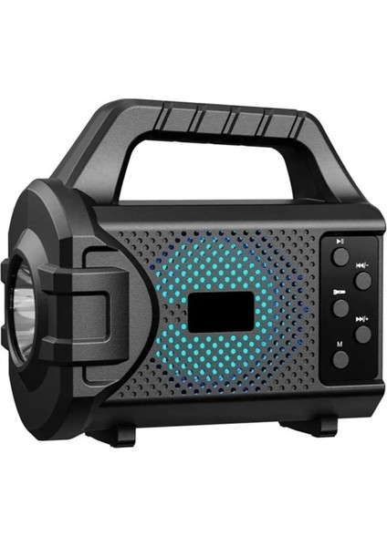 -1551 Güneş Enerjili Bluetooth Speaker Hoparlör Radyofenerli Taşınabilir Kamp Için Radyo