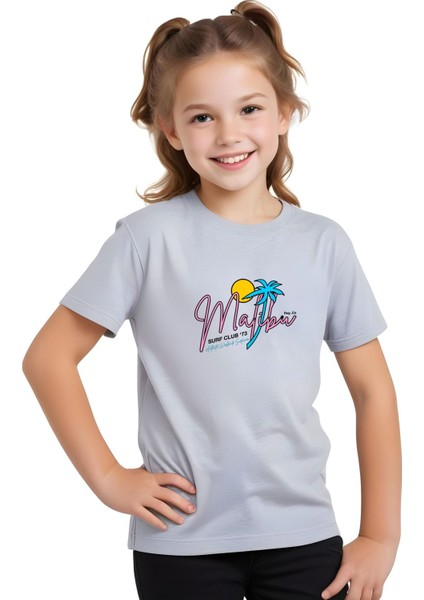 Kız Çocuk Basic Malibu Baskılı T-Shirt fiyatları