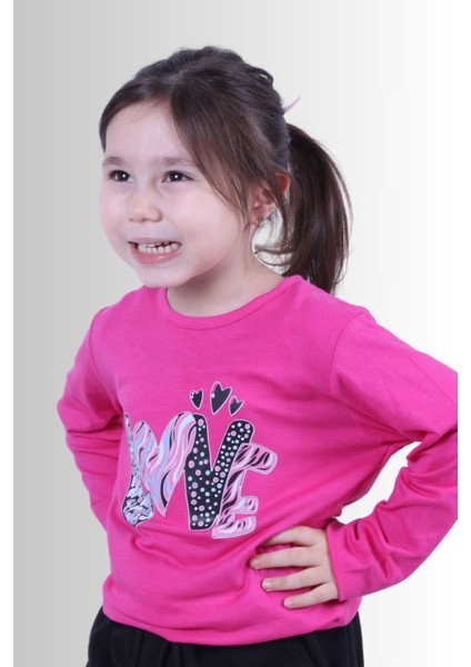 Kız Çocuk Basic Uzun Kol Tişört