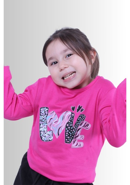 Kız Çocuk Basic Uzun Kol Tişört