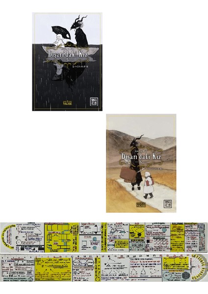 Dışarıdaki Kız 5-6. Ciltler Manga Seti + Mat. Öğreten Cetvel