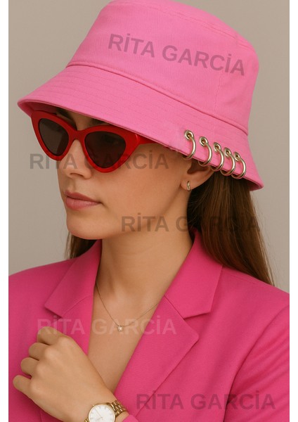 Çengelli Piercingli Kova Bucket Şapka