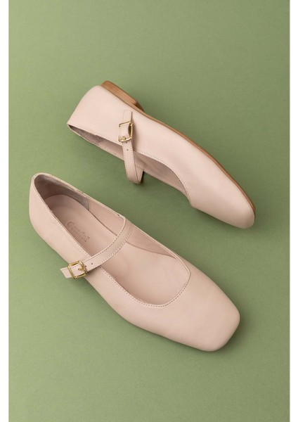 Hakiki Deri Günlük Klasik Tek Bant Babet LN.4410 - Bej - 41 Bej fırsatları