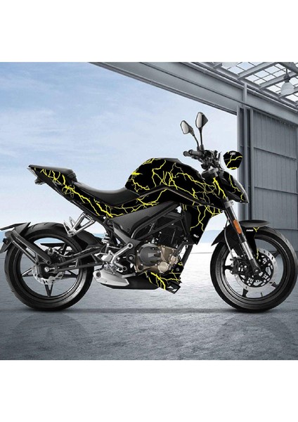 Cfmoto NK250 Uyumlu Flash Desing Full Body Kit Sticker Set