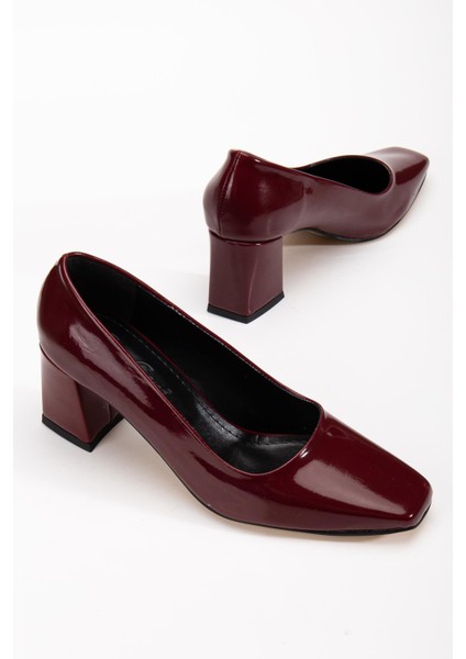 Suins Melby Model Kadın 6.5 cm Topuklu Rugan Ayakkabı modelleri