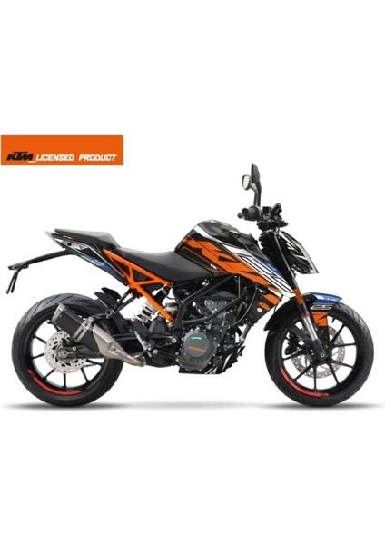 Ktm Duke 125 Full Body Kit Sticker Set Md1 Uyumlu