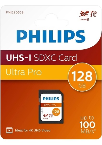 128GB Sd Kart | Ultra Pro | V30 – Uhs-I U3 – 4K Performansı