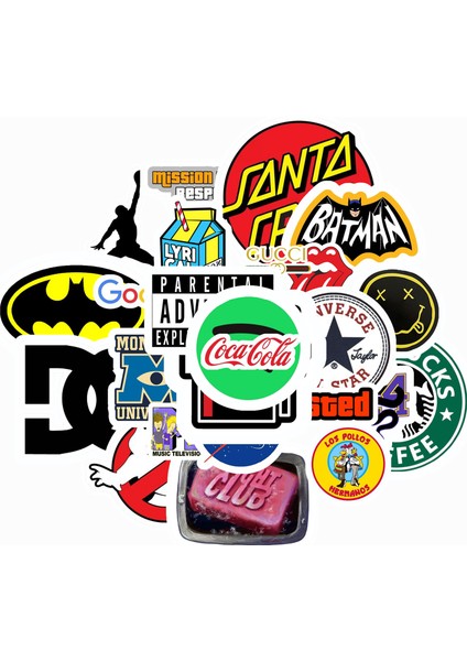 Logo V1 Sticker Paketi -Bullet Journal - Ajanda - Planner - Defter - Laptop Etiket Çıkartma Çok Renkli 10 x 15 Paket Boyutu 3 x 5 cm Stickerlar Paket Içeriği 25 Adet Dadi Ramba Sticker