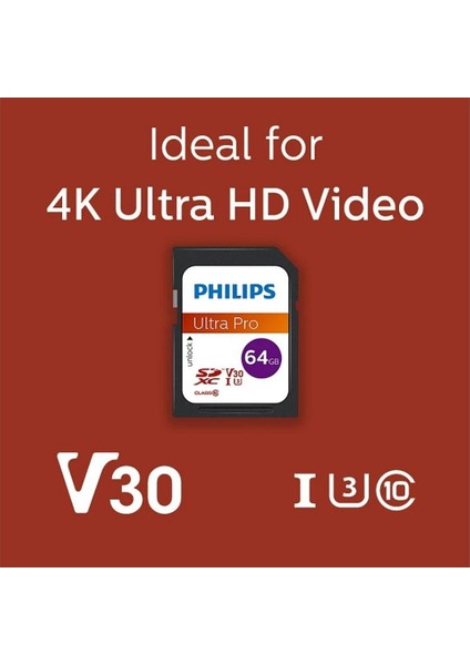 64GB Sd Kart | Ultra Pro | V30 – Uhs-I U3 – 4K Performansı modelleri