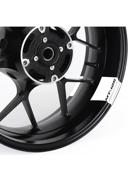 Yamaha MT125 Motorsiklet Jant Detay Sticker