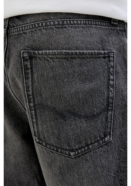 Erkek Jjıtony Rahat Kesim Siyah Jean Şort - 12269533 modelleri
