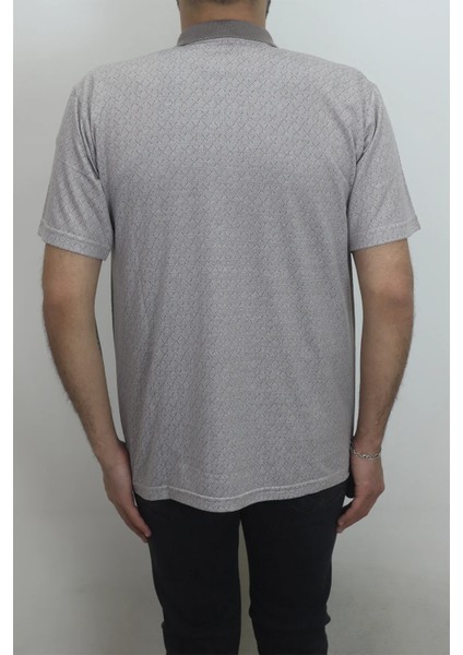 Fistan Store Erkek Desenli Klasik Kesim Rahat Kalıp Tek Cepli Polo Yaka Tişört modelleri