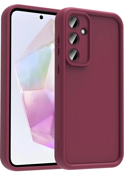 Samsung Galaxy A36 Uyumlu Kamera Korumalı Parlak Stil Tasarım Kapak