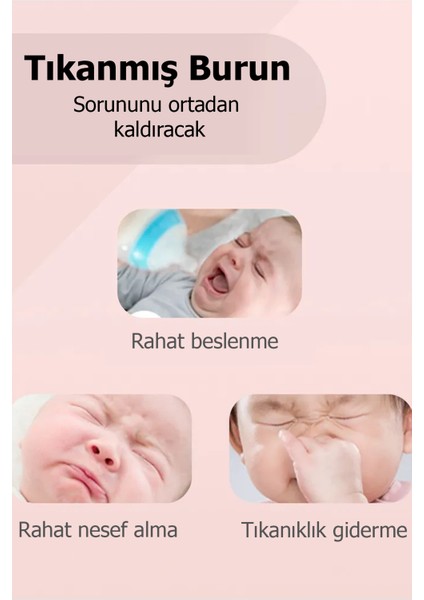 ESP-923 Bebek ve Çocuk Burun Temizleme Aspiratörü - Yenidoğan 0-10 Yaş fırsatları