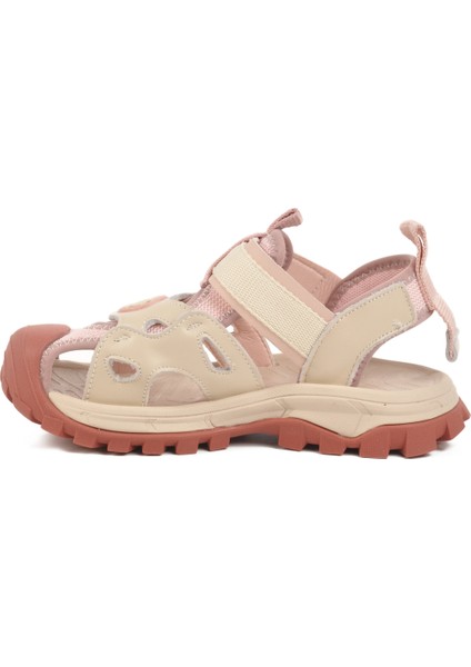 Pembe Cırtlı Hafif Unisex Çocuk Spor Sandalet 25Y614 F