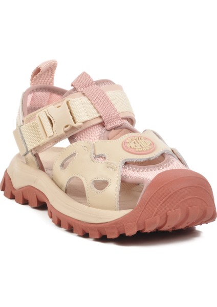 Pembe Cırtlı Hafif Unisex Çocuk Spor Sandalet 25Y614 F