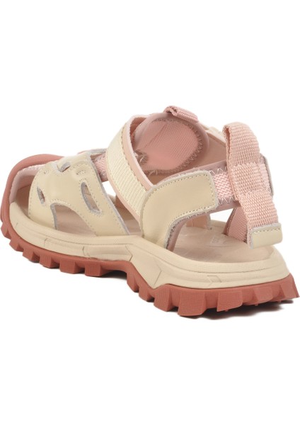 Pembe Cırtlı Hafif Unisex Çocuk Spor Sandalet 25Y614 F