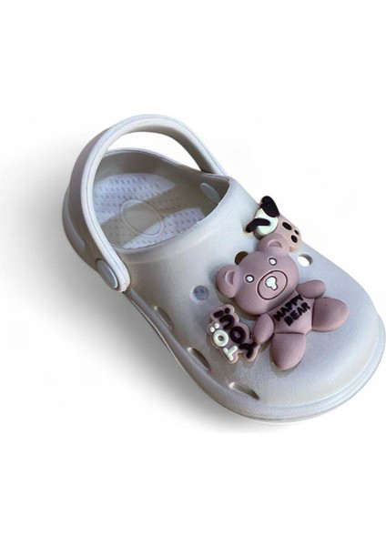 Çocuk Cros Terlik Bahçe Terliği Plaj Sahil Banyo Terliği 22-23-24-25 Numara Bebe Mavisi