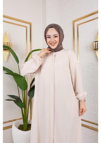 Izzet Kadın Çilek/keten Kumaş Tam Boy Patlı Hac/umre Ferace fiyatları