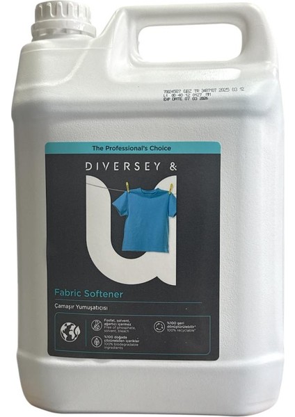 Çamaşır Yumşatıcısı 5 Litre / Fabric Softener