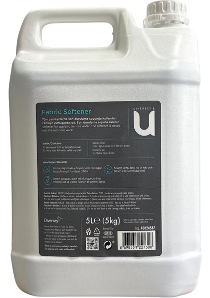 Çamaşır Yumşatıcısı 5 Litre / Fabric Softener