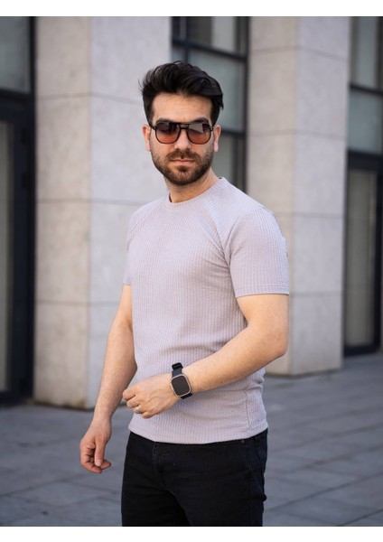 Erkek Örme T-Shirt