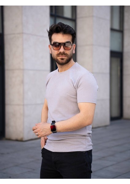 Erkek Örme T-Shirt