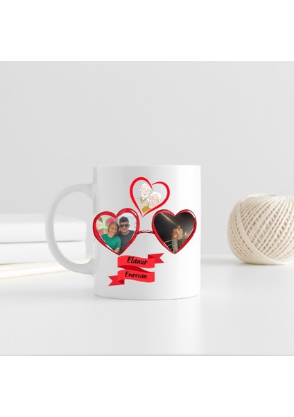 Birlikte Yaşlanalım Sevgiliye Özel Kupa ve Istiridye Kolye Hediye Seti modelleri