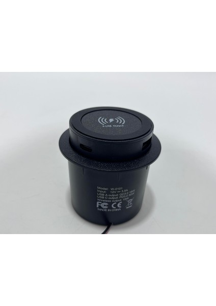 W-0101 Kablosuz Type-C USB Portlu Araç Şarj Soketi Adaptörü 12V-24V modelleri