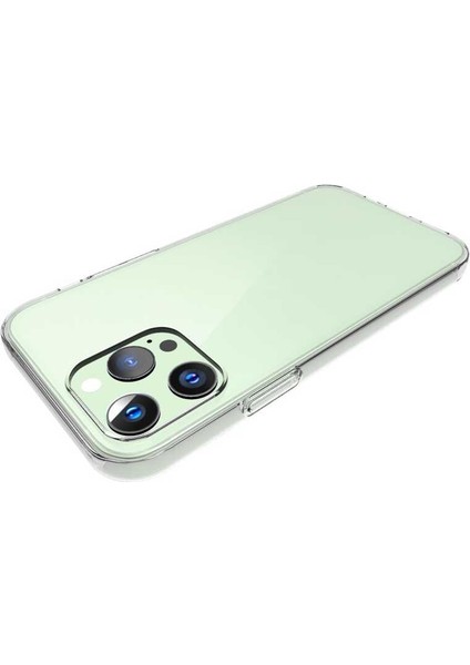 iPhone 13 Pro Uyumlu Tkdr Süper Silikon Kapak-Renksiz