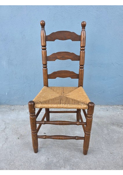 Vintage Masif Ahşap Sandalye (1 Adet) AC05 fırsatları