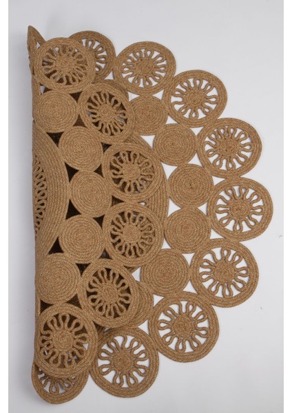 Reygon Ege 27 Hasır Daire Dekoratif El Örgüsü Kilim Yolluk Halı fiyatları