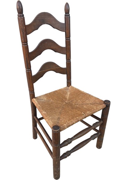 Vintage Masif Ahşap Sandalye (1 Adet) AC07