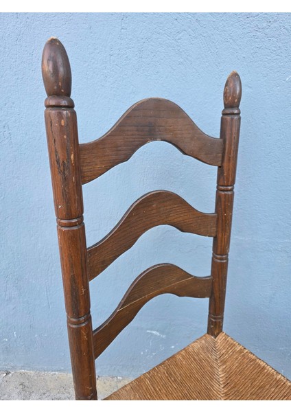 Vintage Masif Ahşap Sandalye (1 Adet) AC07 fırsatları