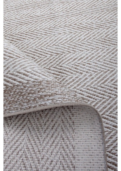 Enti Nova 2001 Bej Mutfak Halısı Yıkanabilir Sisal Görünümlü Mutfak Kilimi Çerçeveli Kaymaz Yolluk fırsatları