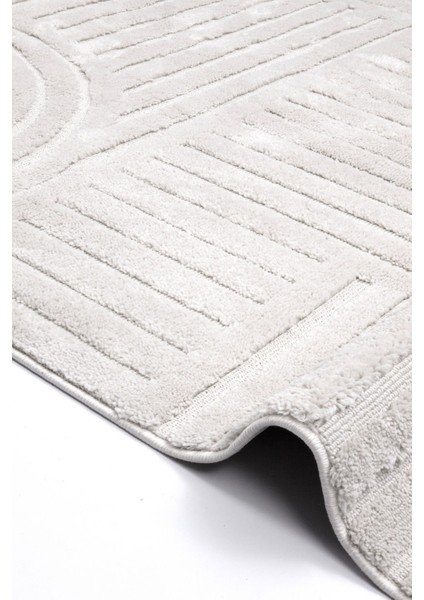 Enti Step 2213 Krem Hav Toz Vermez Yumuşak Dokulu Mutfak Koridor Oturma Grubu Halı fırsatları