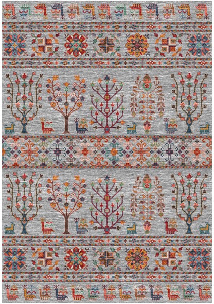 Türkmen Gloria Klasik TD1933 Halı Kilim Kaymaz Taban Yıkanabilir Salon Mutfak Kesme Yolluk