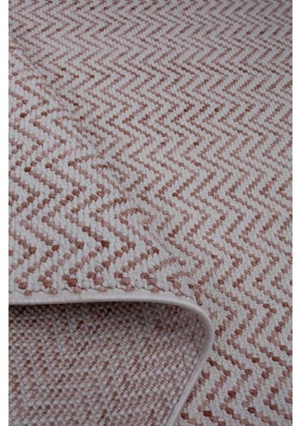 Enti Piana 1110 Taba Halı Kilim Kaymaz Taban Yıkanabilir Salon Mutfak Kesme Yolluk fırsatları