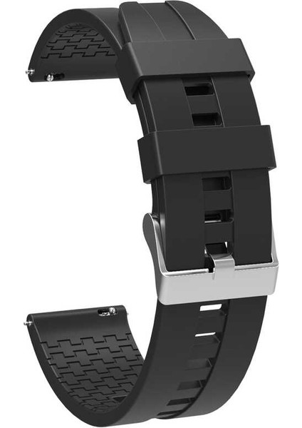 Galaxy Watch Active 2 40MM Krd-23 20MM Uyumlu Kordon Zore - Siyah