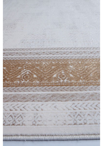 Luxess Valeria 1074 Gold Halı Kilim Kaymaz Taban Yıkanabilir Salon Mutfak Kesme Yolluk modelleri