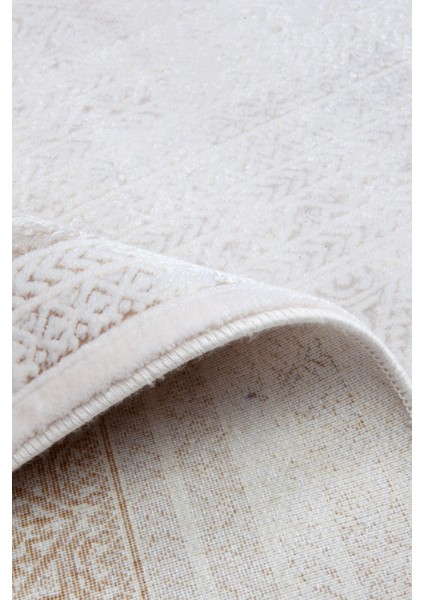 Luxess Valeria 1074 Gold Halı Kilim Kaymaz Taban Yıkanabilir Salon Mutfak Kesme Yolluk fırsatları