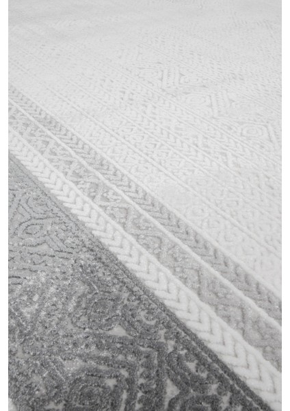 Luxess Valeria 1074 Gri Halı Kilim Kaymaz Taban Yıkanabilir Salon Mutfak Kesme Yolluk fiyatları