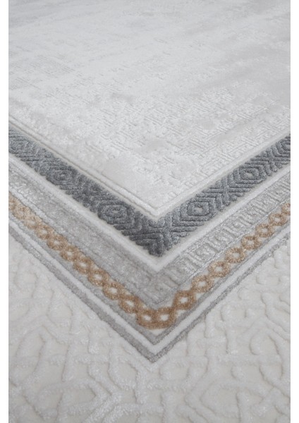 Luxess Valeria 1073 Gri Halı Kilim Kaymaz Taban Yıkanabilir Salon Mutfak Kesme Yolluk fiyatları