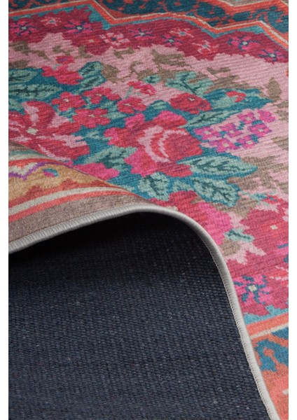 Türkmen Gloria TD727 Halı Kilim Kaymaz Taban Yıkanabilir Salon Mutfak Kesme Yolluk fırsatları